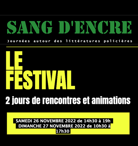 Festival Sang d'encre à Vienne - Jacques Morize au Petit Noir