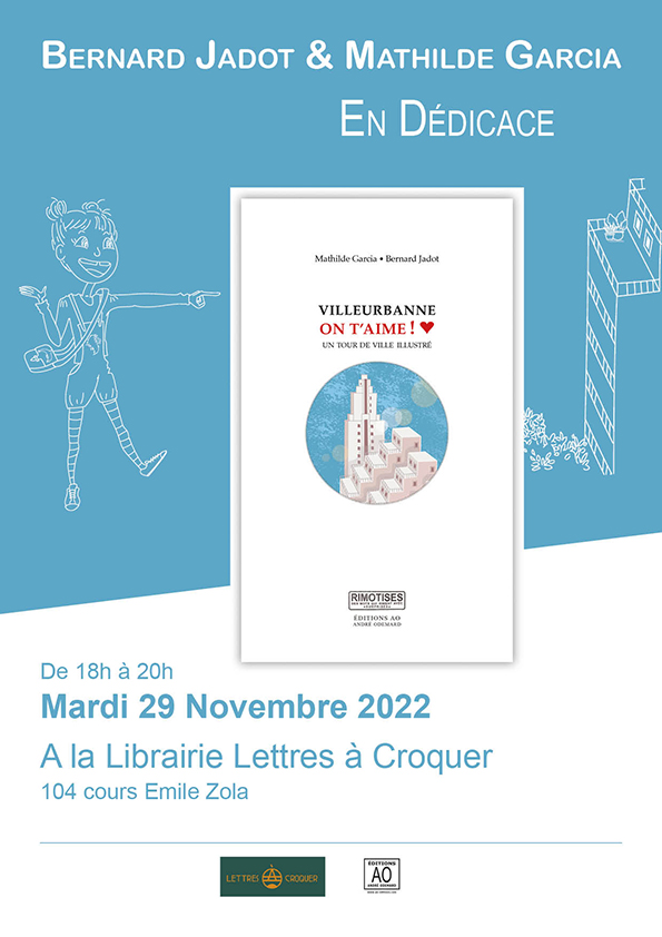 Villeurbanne, on t'aime ! - rendez-vous aux Lettres à Croquer