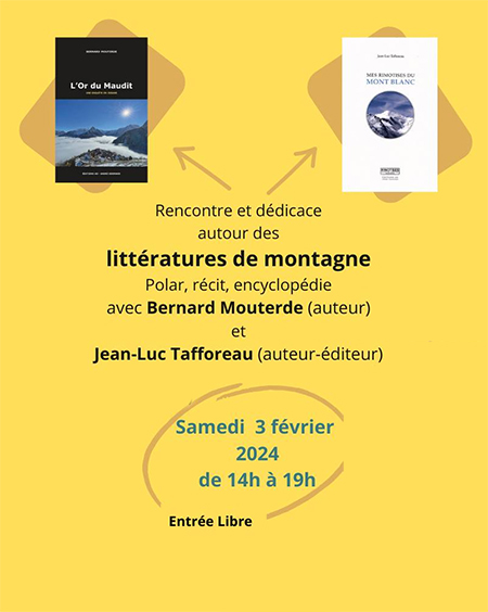 Bernard Mouterde à Lyon - librairie Traits d'Union