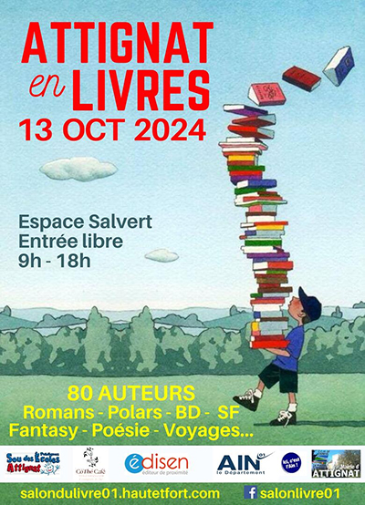 26e édition du salon Attignat en Livres, avec Jacques Morize