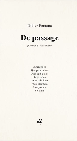 De passage